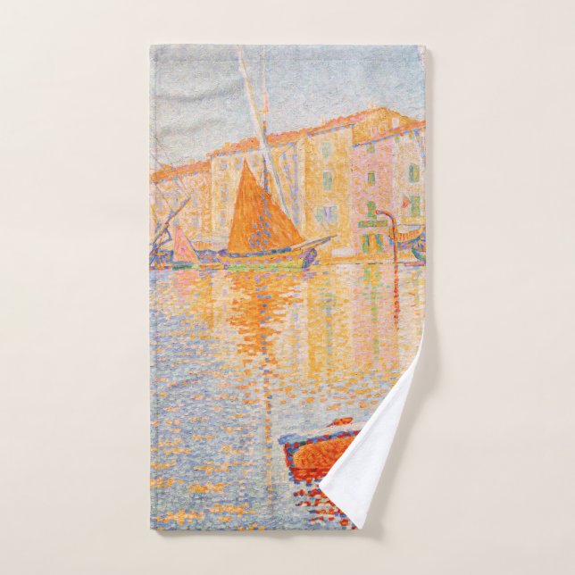 Conjunto De Toalhas Paul Signac - A Boia Vermelha, Santo-Tropez (Toalha de mão)