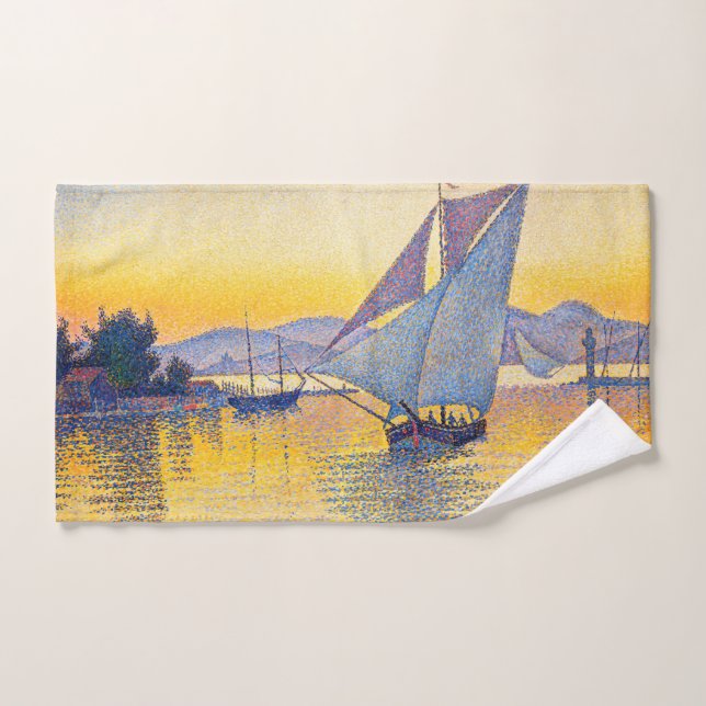 Conjunto De Toalhas Paul Signac - A Porta do Sunset, Opus 236 (Toalha de mão)