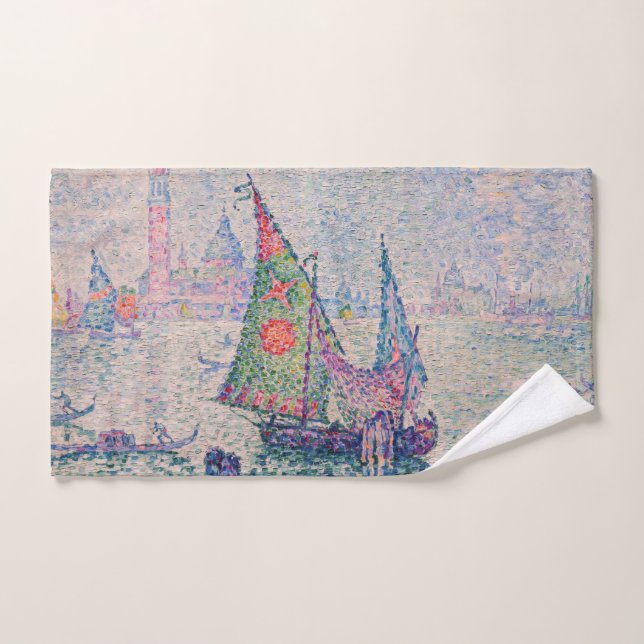 Conjunto De Toalhas Paul Signac - A vela verde (Toalha de mão)