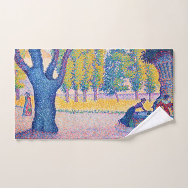 Conjunto De Toalhas Paul Signac - Fountain des Lices, Santo-Tropez (Toalha de mão)