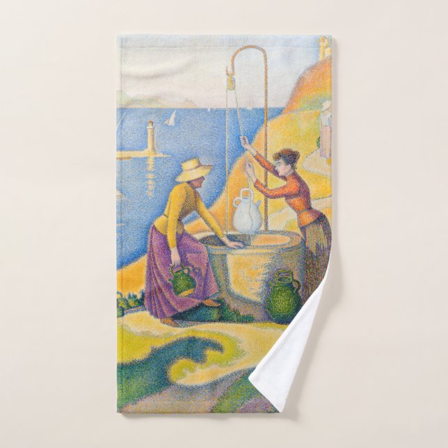 Conjunto De Toalhas Paul Signac - Mulheres no Poço (Toalha de mão)