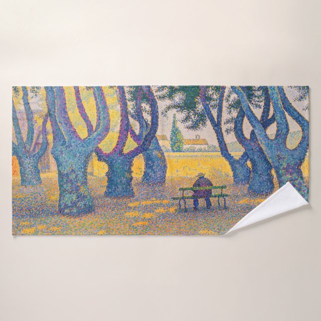 Conjunto De Toalhas Paul Signac - Place des Lices, Santo-Tropez (Toalha de Banho)