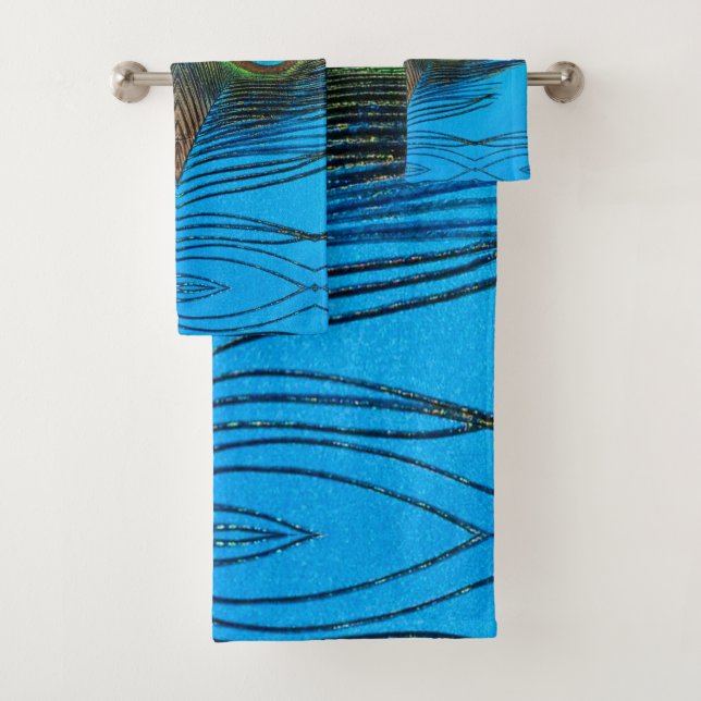 Conjunto De Toalhas Pavão (Insitu)