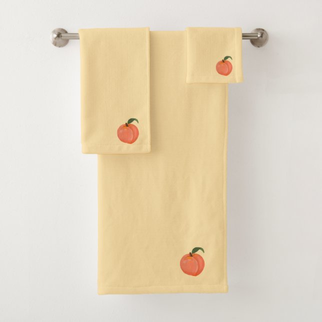 Conjunto De Toalhas Peach (Insitu)