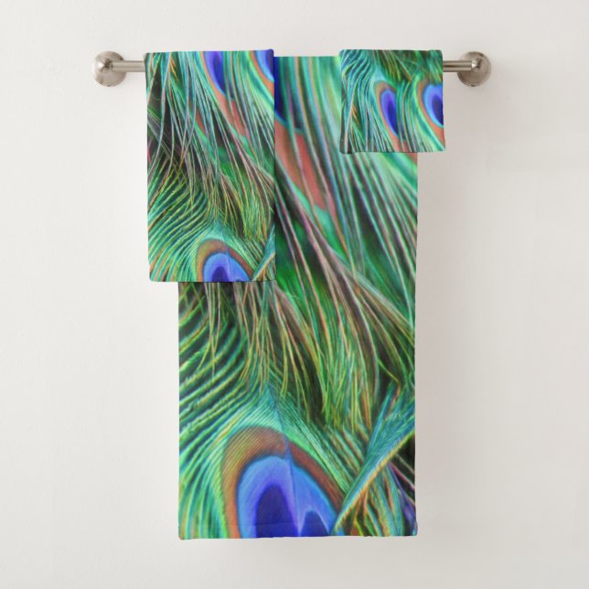 CONJUNTO DE TOALHAS PEACOCK FANCIFUS (Insitu)