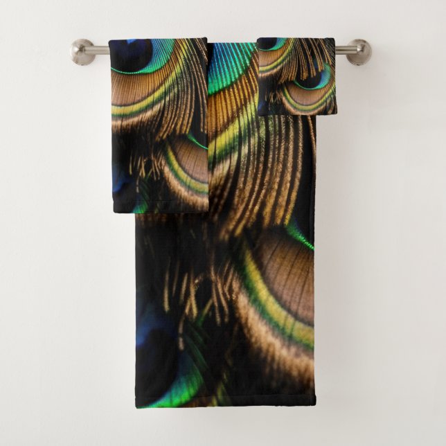 Conjunto De Toalhas Peacock Love (Insitu)