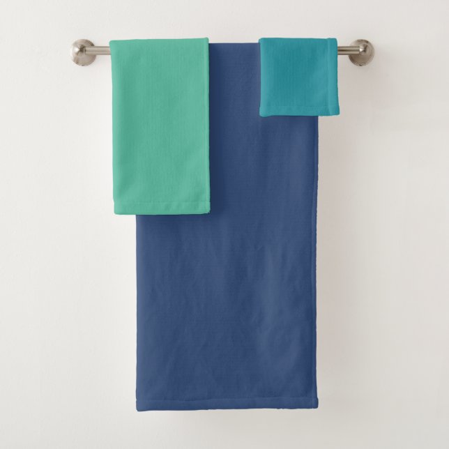 Conjunto De Toalhas Peacock Solids (Insitu)