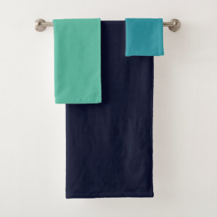 Conjunto De Toalhas Peacock Solids