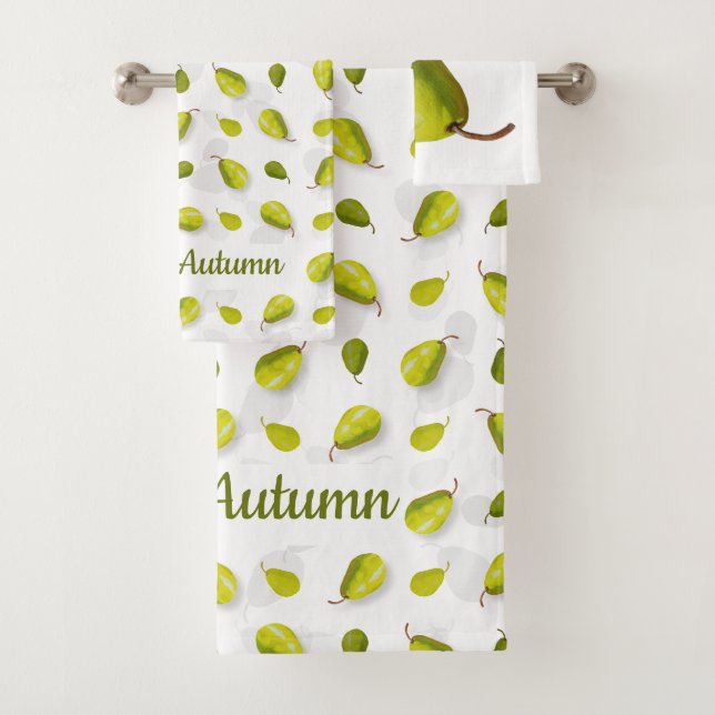 Conjunto De Toalhas Pear Bath Towels (Insitu)