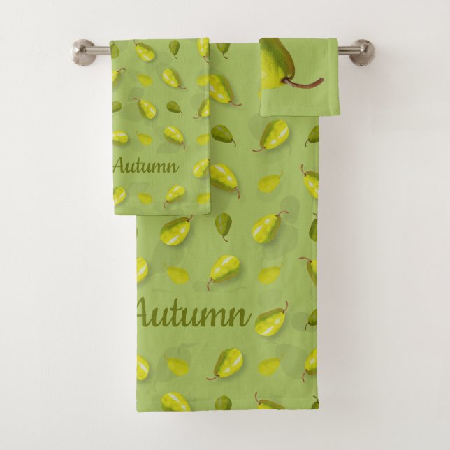 Conjunto De Toalhas Pear Bath Towels (Insitu)