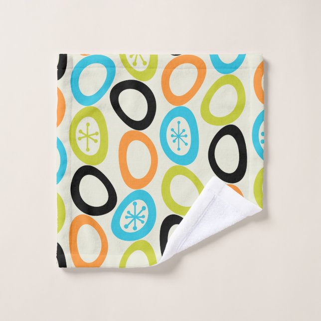 Conjunto De Toalhas Pebbles Moderno de meio século 3 (Pano de lavar)