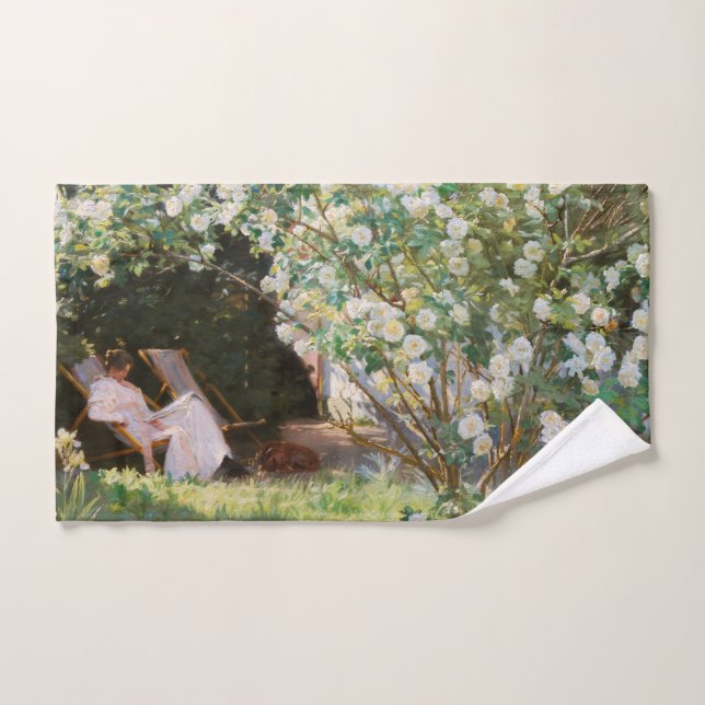 Conjunto De Toalhas Peder Severin Kroyer - Rosas (Toalha de mão)