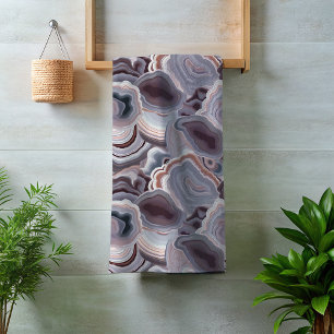 Conjunto De Toalhas Pedra Agate Neutral Browns