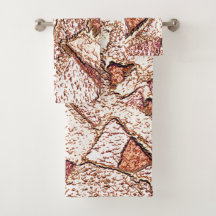 Pedra dura em castanho claro cremoso