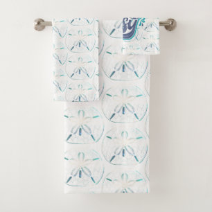 Conjunto De Toalhas Pegue o Easy Beach Watercolor Dólar