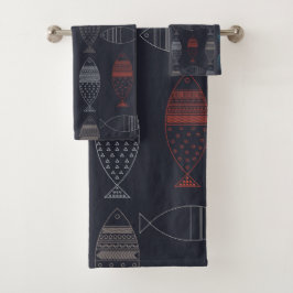 Conjunto De Toalhas peixe