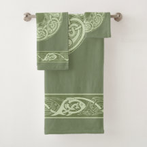 Peixe de Knotwork Celta em Verde