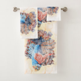 Conjunto De Toalhas Peixes beta