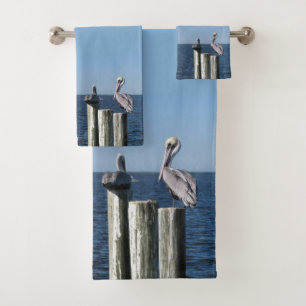 Conjunto De Toalhas Pelicanos