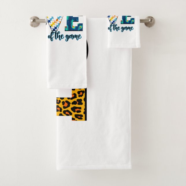 Conjunto De Toalhas Pelo Amor Do Caça Mãe Leopardo (Insitu)
