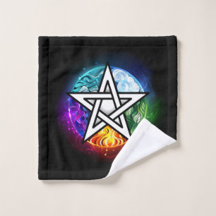 Conjunto De Toalhas Pentagrama do Wiccan