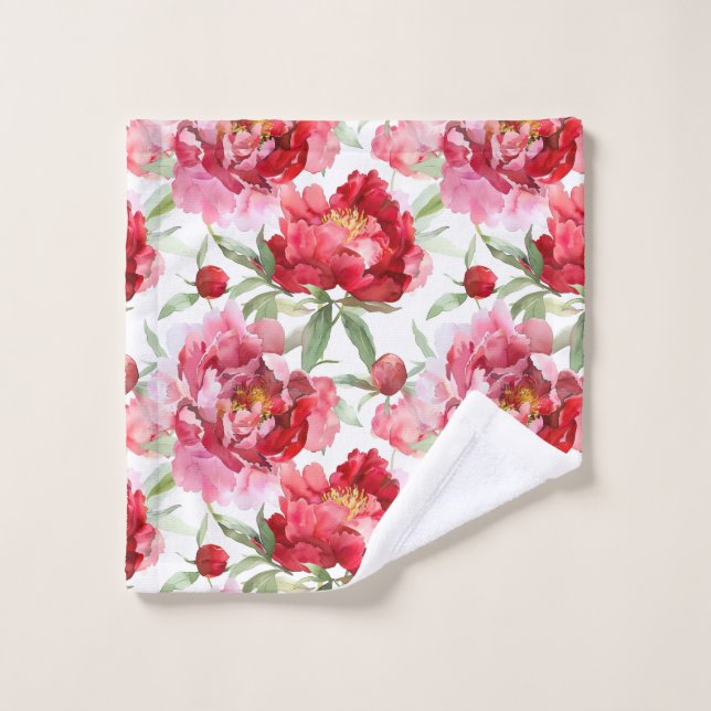 Conjunto De Toalhas Peony Towel set (Pano de lavar)