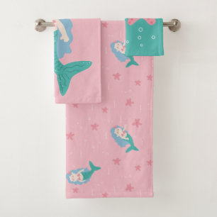 Conjunto De Toalhas Pequena sereia bonita