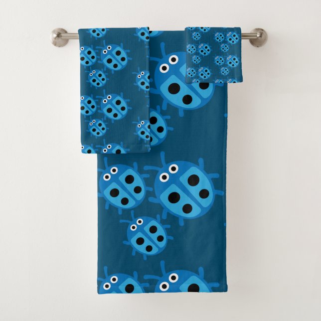 Conjunto De Toalhas Pequenas Crianças, Ladybug (Insitu)