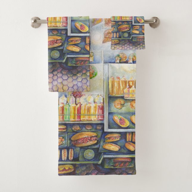 Conjunto De Toalhas Perigosamente Perto De Diversão (Insitu)