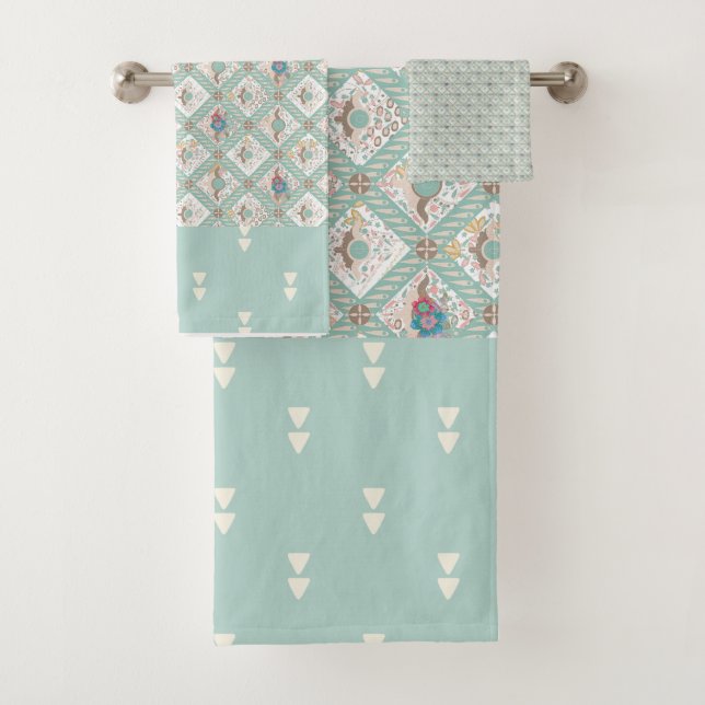 Conjunto De Toalhas Pérola Azul das Bermudas (Insitu)