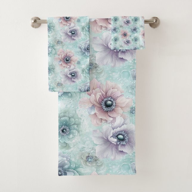 Conjunto De Toalhas Pérolas sob o Mar (Insitu)