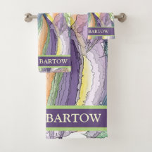 Conjunto de Toalhas Personalizadas Coloridas