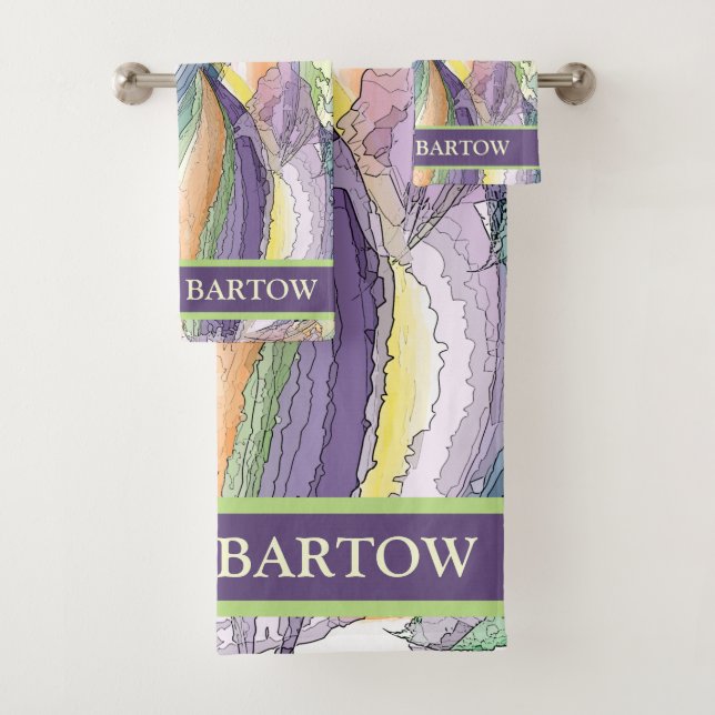 Conjunto de Toalhas Personalizadas Coloridas (Insitu)