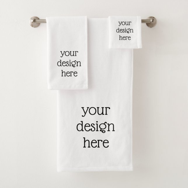 Conjunto De Toalhas Personalizado (Insitu)