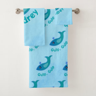 Conjunto De Toalhas Personalizado "Gulp, Gulp"