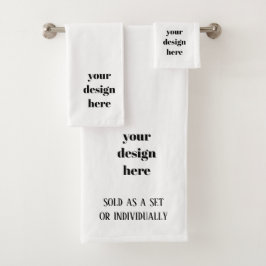 Conjunto De Toalhas Personalizar ou personalizar
