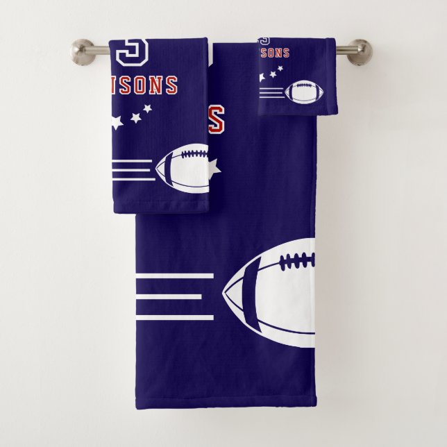 Conjunto De Toalhas personalized football towel! (Insitu)