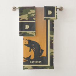 Conjunto De Toalhas Pesca e Camo