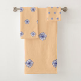 Conjunto De Toalhas Pêssego Branco - Pêssego - Decoração inicial