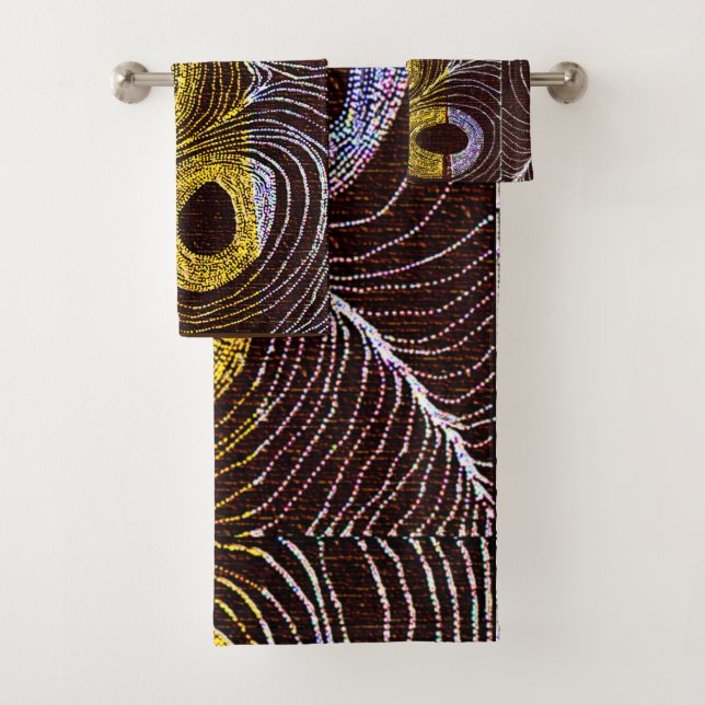 Conjunto De Toalhas Peste de Aves Tribal Afrocêntrica (Insitu)