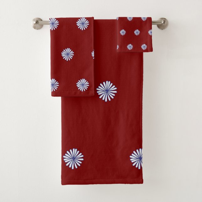 Conjunto De Toalhas Pétalas Brancas Decoração de Casa Presente Canela (Insitu)