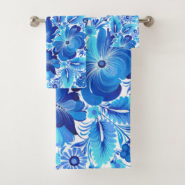 Conjunto De Toalhas Petrikivka Ukrainian traditional folk art.