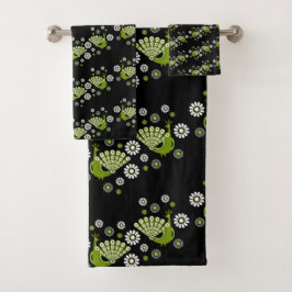 Conjunto De Toalhas Pheasants Peacock Art