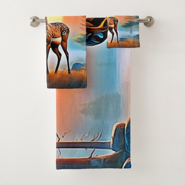 Conjunto De Toalhas Pico de Crivo ouro (Insitu)