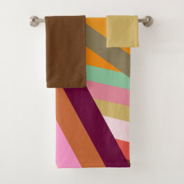 Conjunto De Toalhas Picos dos anos 70