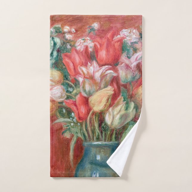 Conjunto De Toalhas Pierre-Auguste Renoir - Buquê Tulip (Toalha de mão)