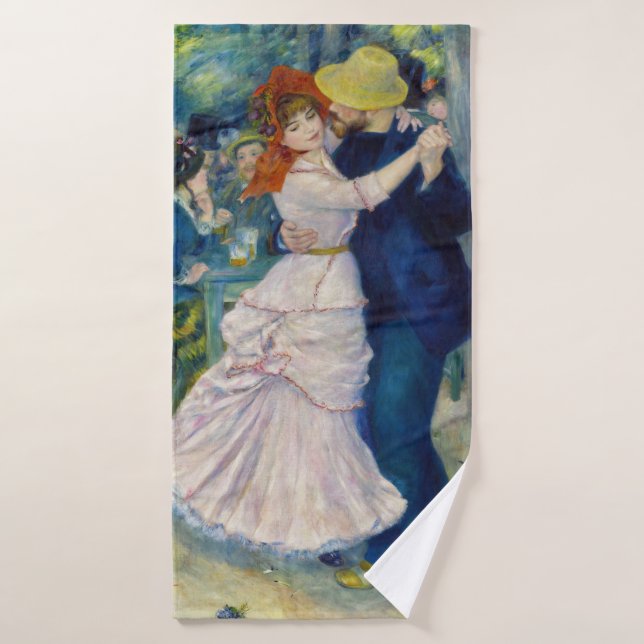 Conjunto De Toalhas Pierre-Auguste Renoir - Dança em Bougal (Toalha de Banho)