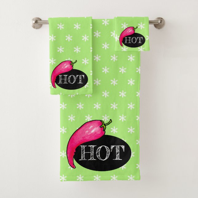 Conjunto De Toalhas Pimenta (Insitu)