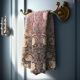 Conjunto De Toalhas Pimpernel Dusty Rosa e Blue William Morris