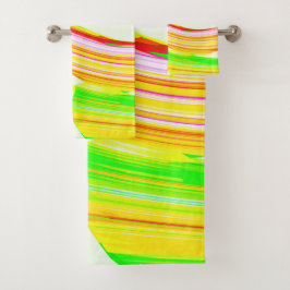 Conjunto De Toalhas Pincel arco-íris